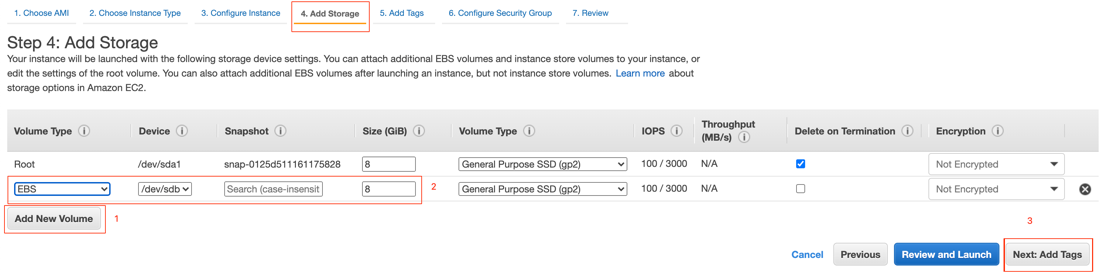 EC2 storage properties